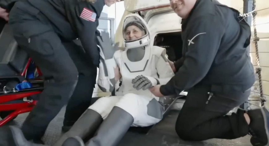 Sunita Williams Smiles, Waves As She Returns Home After 286 Days In Space