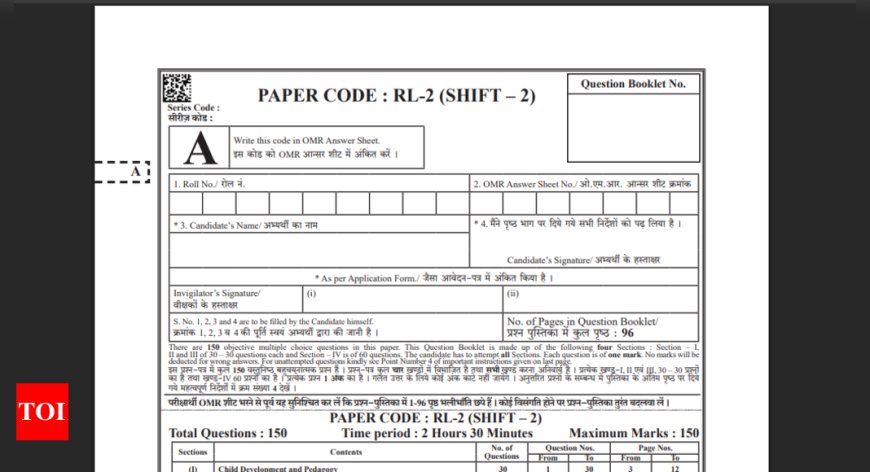 RBSE issues REET 2024 Level 1 and 2 question papers, answer keys expected soon: Check important details here