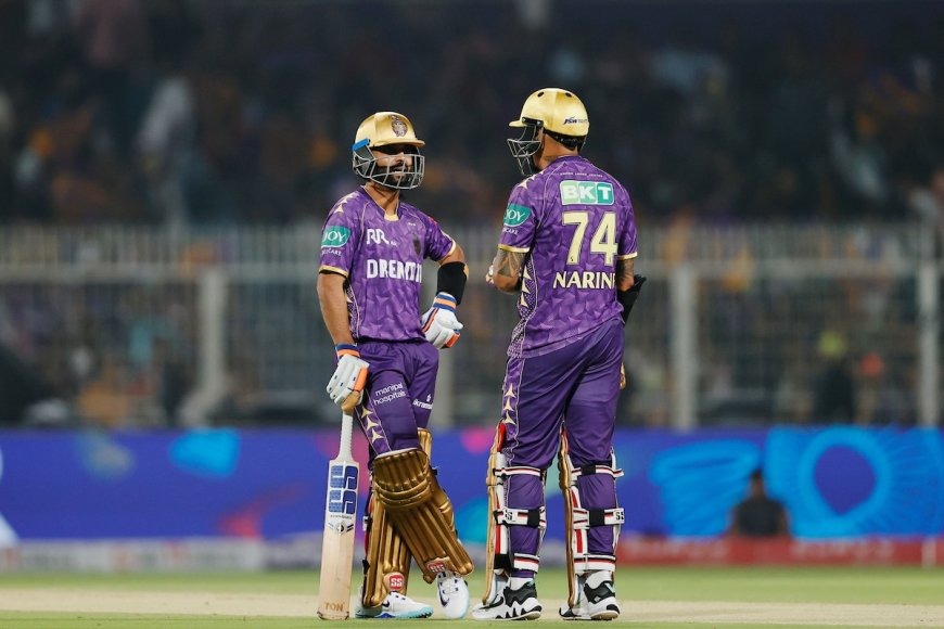 IPL 2025 LIVE: Major Jolts For KKR As Rahane, Narine Depart In 4 Balls