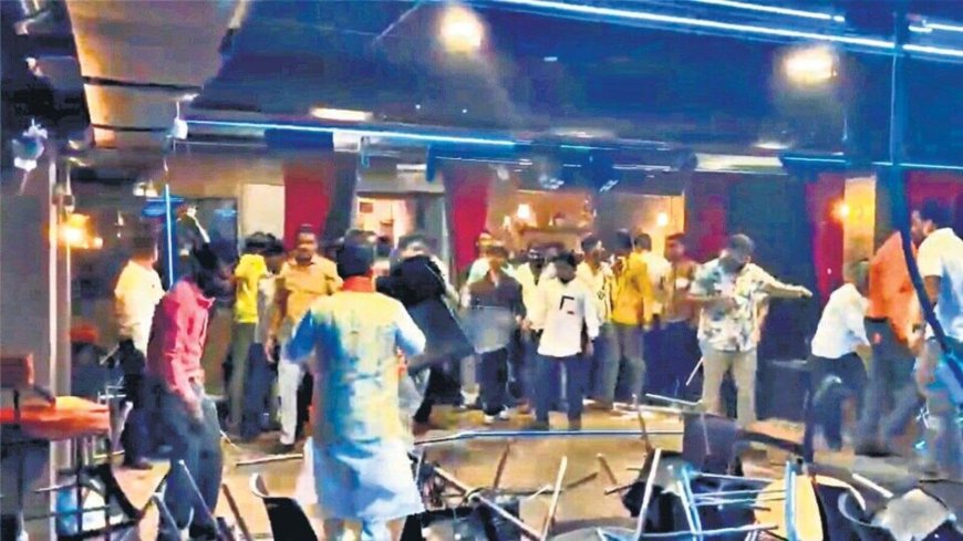 Kunal Kamra controversy: Shinde Sena leaders detained for vandalising Mumbai hotel over ‘traitor’ joke for Dy CM