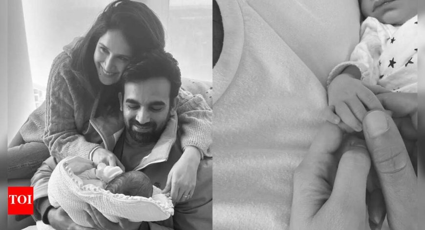 Zaheer Khan and Sagarika Ghatge welcome a baby boy, share FIRST PICS; here's what they have named him