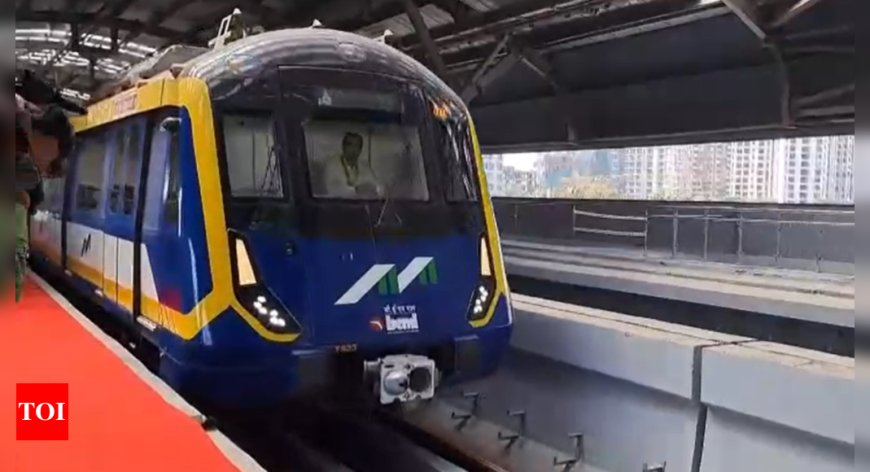Major relief for Mumbai commuters as Metro Line 2B trial run begins