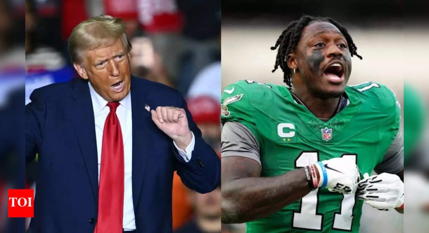 Donald Trump’s health compared to Super Bowl champ A.J. Brown as the President is declared “fully fit” to serve as commander in chief