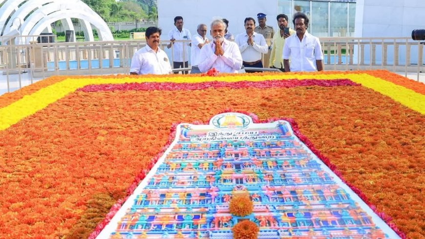 BJP cries foul over 'temple image' on Karunanidhi's tomb, demands DMK's apology
