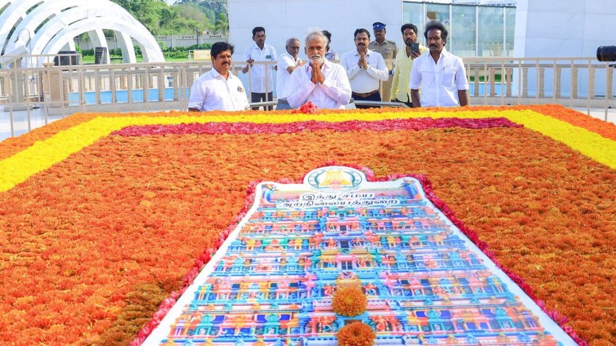 Row erupts over ‘temple’ logo on Karunanidhi memorial: BJP says DMK 'making a living by hurting Hindus'