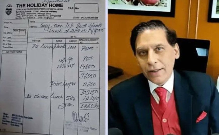 Top Official Throws Lavish Holi Party, Asks Himachal To Pay Rs 1.2-Lakh Bill