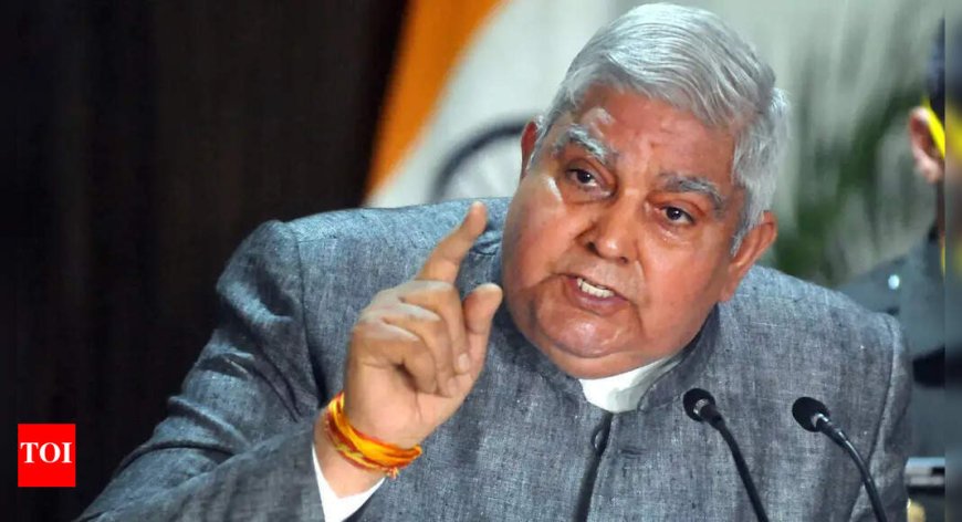 Oppn, BJP spar over Dhankhar's judiciary tirade