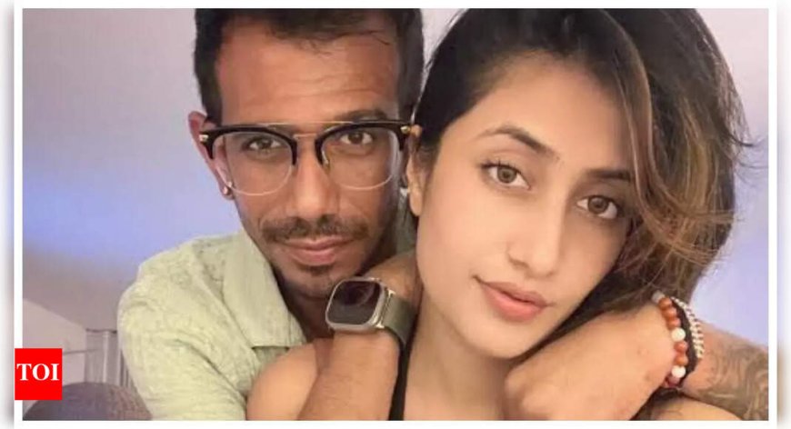 Dhanashree Verma's airport video goes VIRAL after fans spot Yuzvendra Chahal in the background - WATCH
