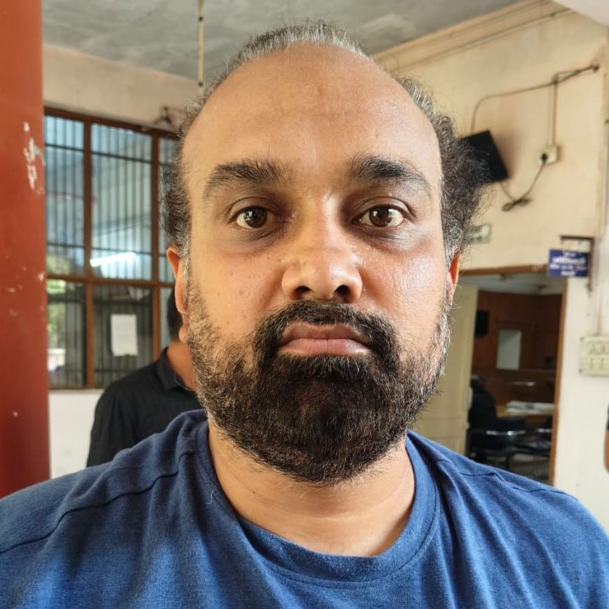रेवाड़ी पुलिस ने दिल्ली से साइबर ठग को पकड़ा:टेलीग्राम पर झांसा देकर 11.59 लाख हड़पे, दो साथ पहले पकड़े