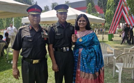 अल्मोड़ा के तोषित लोहनी: पिता के नक्शेकदम पर चलते हुए बने सेना में लेफ्टिनेंट