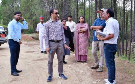 जिलाधिकारी आशीष भटगांई का सड़क निरीक्षण: गुणवत्ता में खामियां उजागर, जांच के आदेश