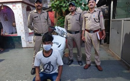 हल्द्वानी: 48 घंटों में पुलिस ने बरामद की चोरी हुई स्कूटी, आरोपी जफर पठान हुआ गिरफ्तार