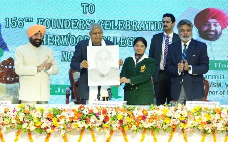 समाज और राष्ट्र के लिए लक्ष्य रखने का आह्वान: उप राष्ट्रपति जगदीप धनखड़ का प्रेरक संदेश