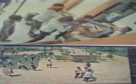पेट्रोल डलवाने को लेकर बवाल: एक दर्जन बदमाशों ने किया कर्मियों पर हमला, CCTV में कैद हुई घटना
