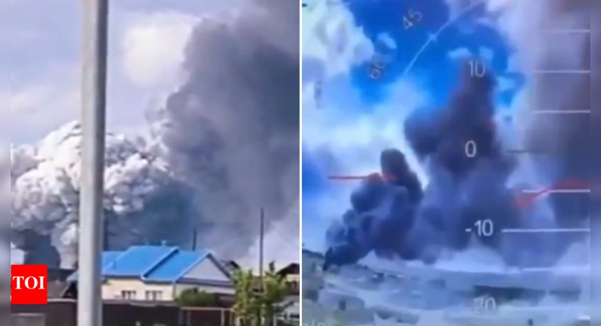 Watch: Ukraine strikes Russian nuclear bombers in first drone strike deep inside Siberia