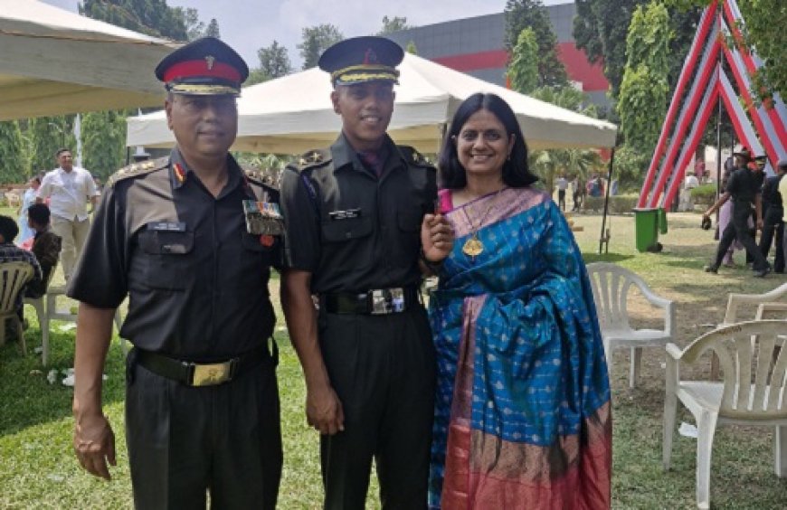 पिता के पदचिन्हों पर चल अल्मोड़ा के तोषित लोहनी बने सेना में लेफ्टिनेंट