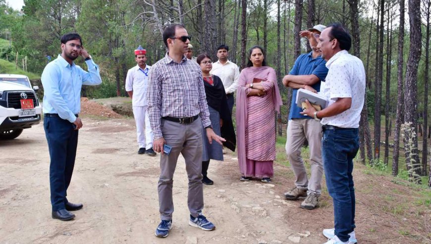 जिलाधिकारी ने किया सड़क का औचक निरीक्षण, खराब गुणवत्ता पर जांच के आदेश