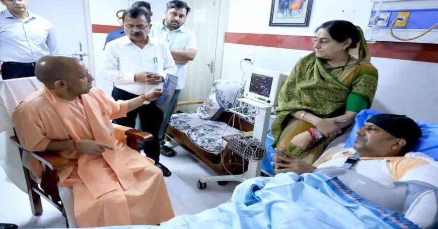आपके पैर छुए थे, इसलिए… सड़क हादसे का शिकार हुए विधायक से मिलने अस्पताल पहुंचे CM योगी, फतेह बहादुर सिंह ने कह दी बड़ी बात…