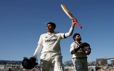 IND vs ENG, 2nd Test Day 1: शुभमन गिल की शानदार शतकीय पारी, भारत ने 5 विकेट पर बनाए 310 रन