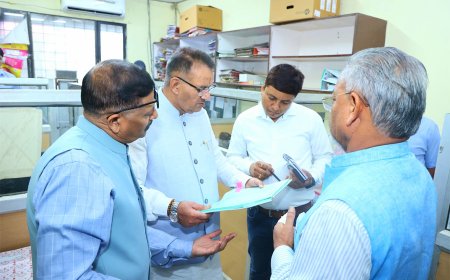 उपनल मुख्य कार्यालय का औचक निरीक्षण: सैनिक कल्याण मंत्री ने की कार्यप्रणाली की समीक्षा
