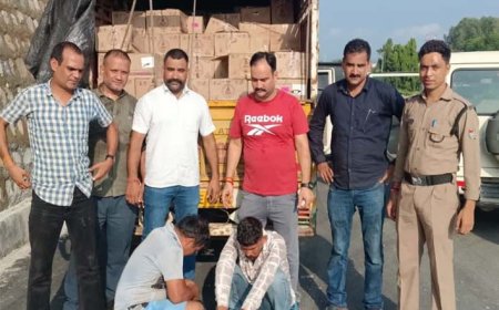 उत्तराखंड पंचायत चुनाव से पहले एसटीएफ ने पकड़ी 233 पेटी अवैध अंग्रेजी शराब