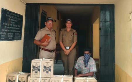 रुद्रप्रयाग पुलिस ने अवैध शराब की बड़ी खेप पकड़ी, चुनावी प्रक्रिया को सुरक्षित बनाने का प्रयास