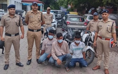 हल्द्वानी में बाइक चोरों का पर्दाफाश: हिमांशु, कांचा और खरीददार मो. हसन की गिरफ्तारी