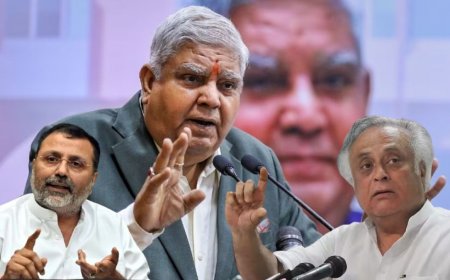 जगदीप धनखड़ का इस्तीफा: सियासी हलचल तेज, बीजेपी सांसद निशिकांत दुबे ने कांग्रेस पर साधा निशाना