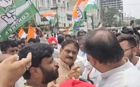 छत्तीसगढ़ में आर्थिक नाकेबंदी: सुशील शुक्ला और गिरीश दुबे के बीच बहस, भाजपा ने ली चुटकी, वीडियो देखें