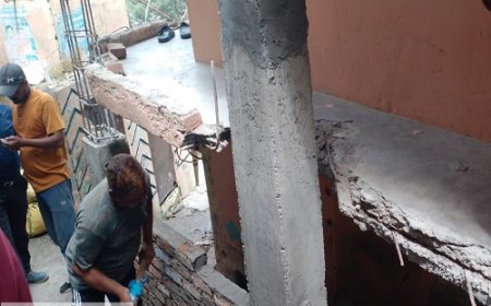 अल्मोड़ा में नगर निगम की कार्रवाई: अवैध निर्माण को तोड़ा, अतिक्रमण हटाया