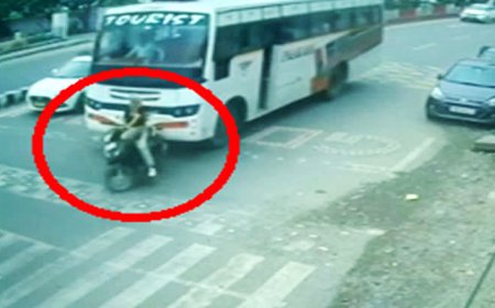 देहरादून में प्राइवेट बस की दुर्घटना: स्कूटी सवार युवती की हुई दर्दनाक मौत