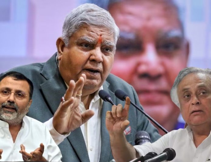 जगदीप धनखड़ का इस्तीफा: सियासी हलचल तेज, बीजेपी सांसद निशिकांत दुबे ने कांग्रेस पर साधा निशाना