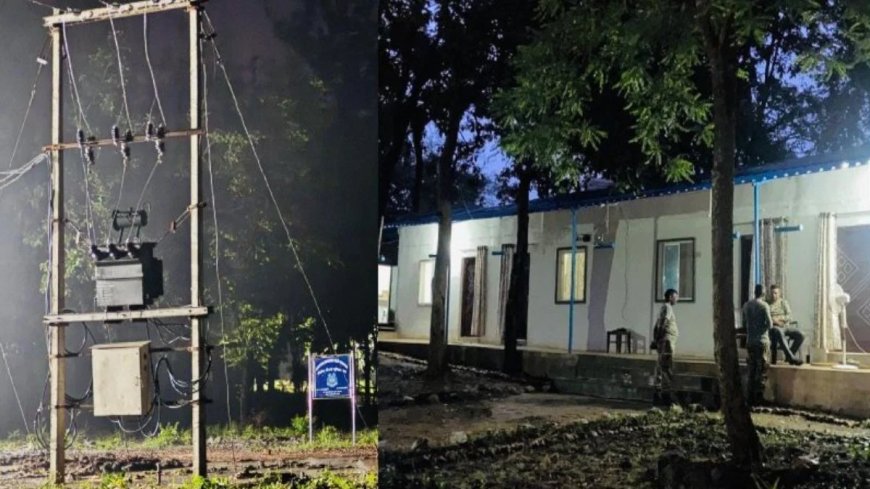 माओवाद से रोशन भविष्य की ओर : नियद नेल्ला नार योजना से बदली नक्सल प्रभावित क्षेत्र की तस्वीर, कैंप मेटागुड़ा में बिजली पहुंचने से जगी विकास की नई उम्मीद