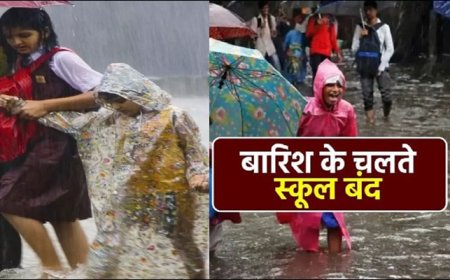 भारी बारिश का खतरा: सभी विद्यालय और आंगनबाड़ी केंद्र 4 अगस्त को रहेंगे बंद