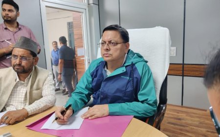 उत्तरकाशी में प्राकृतिक आपदा के मद्देनजर मुख्यमंत्री धामी ने राहत कार्यों की समीक्षा की