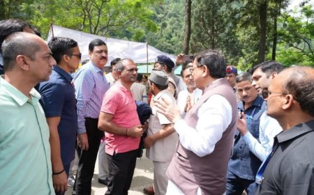 उत्तराखंड में आपदा राहत: मुख्यमंत्री धामी का नेतृत्व और तत्परता