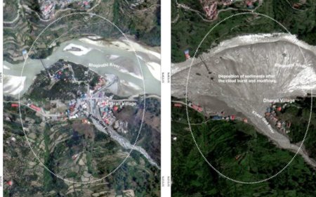 उत्तराखंड की तबाही: ISRO की सैटेलाइट तस्वीरों ने खोली भयावहता के राज