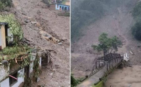 बूढ़ाकेदार क्षेत्र में भीषण आपदा: छेनागाढ़ में 8 लोग मलबे में फंसे होने की आशंका