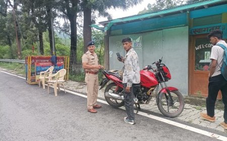 क्वारब चौकी इंचार्ज मनोज सिंह की सख्त पहल: नियमों की अनदेखी करने वालों के लिए चेतावनी