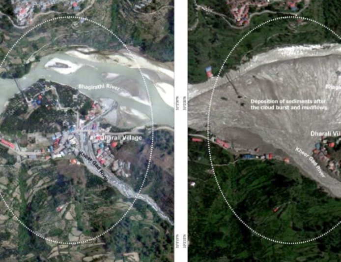 उत्तराखंड की तबाही: ISRO की सैटेलाइट तस्वीरों ने खोली भयावहता के राज