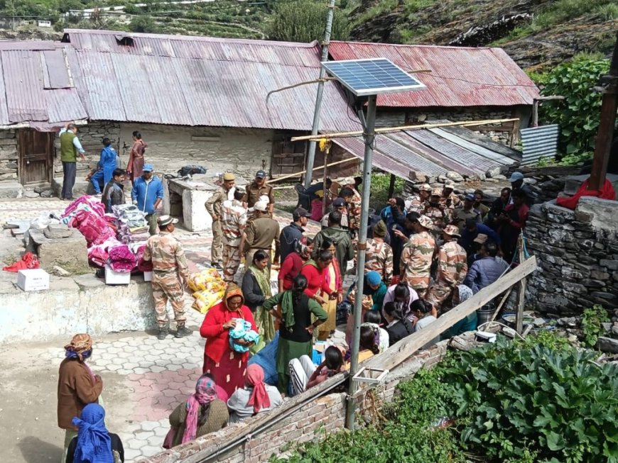 धराली में आपदा राहत अभियान: सरकार की तत्परता और स्थानीय सहयोग