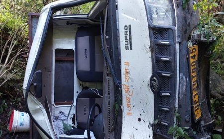 दु:खद हादसा: छोटा हाथी गिरा, चालक की मौत, एक अन्य घायल - Dharm Yuddh