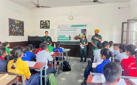 ऋषिकेश के एम्स में ‘बेहतर जीवन के लिए सही भोजन’ थीम पर पोषण प्रदर्शनियां