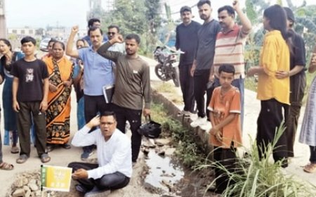 हल्द्वानी में भयानक सड़क गड्ढे: चौफुला-कठघरिया बाईपास पर प्रदर्शन