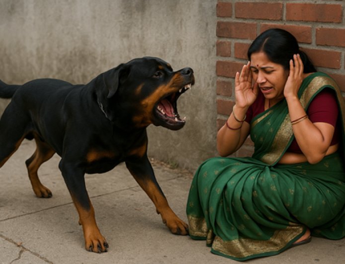देहरादून में रॉटविलर कुत्ते के हमले से महिला घायल, राहत कार्य शुरू