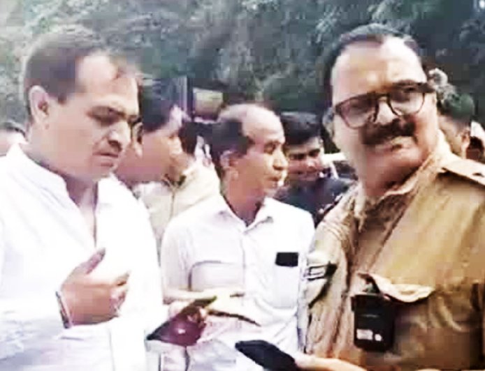 उत्तरकाशी के विधायक संजय डोभाल और पुलिस के बीच मसूरी में हुआ झड़प