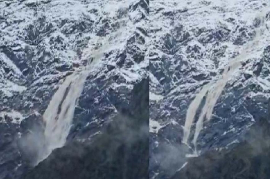 केदारनाथ में चौराबाड़ी ग्लेशियर में हिमस्खलन, भारी बर्फ नीचे गिरी