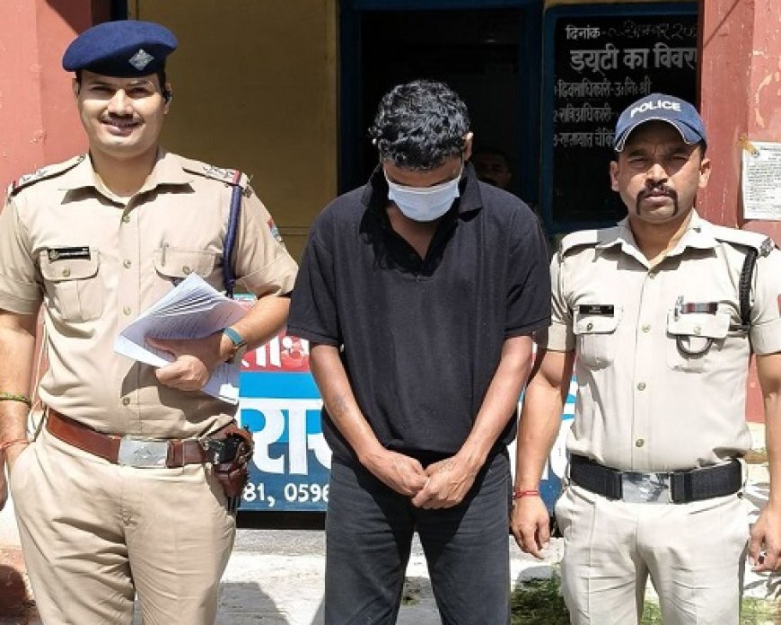 अल्मोड़ा: टेलर की दुकान में सेंधमारी करने वाले शातिर चोर को पकड़ा गया