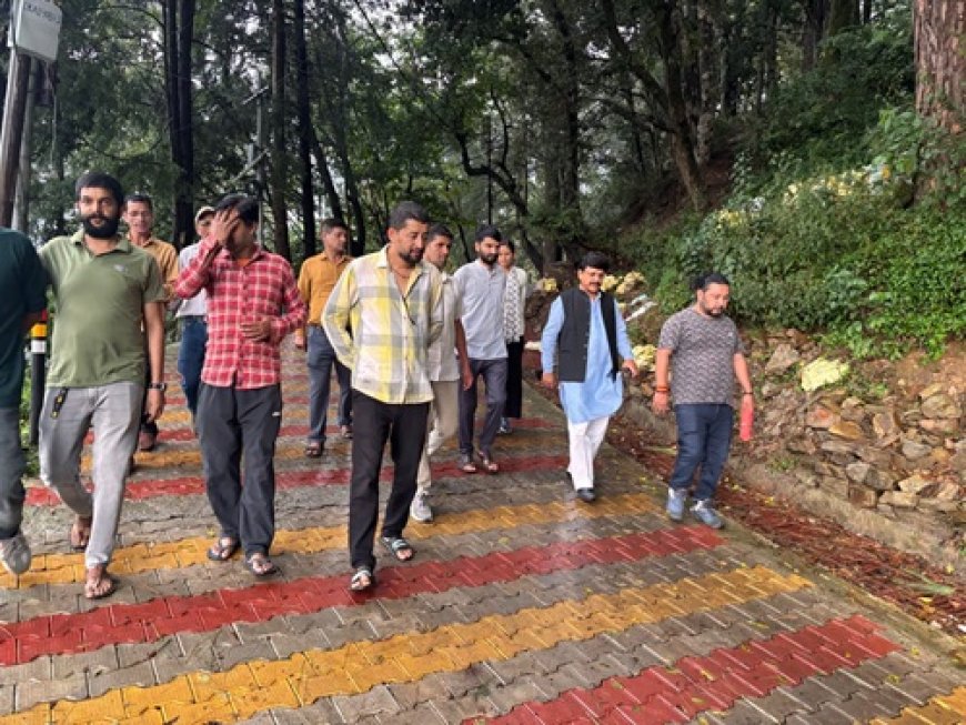 अल्मोड़ा में सड़क निर्माण की गुणवत्ता का किया गया निरीक्षण, विधायक और महापौर ने दिए महत्वपूर्ण निर्देश