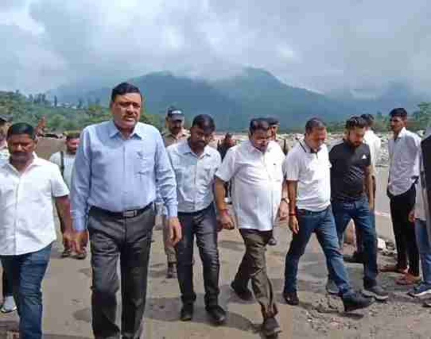 कमिश्नर ने बादल फटने से प्रभावित क्षेत्र का लिया जायजा